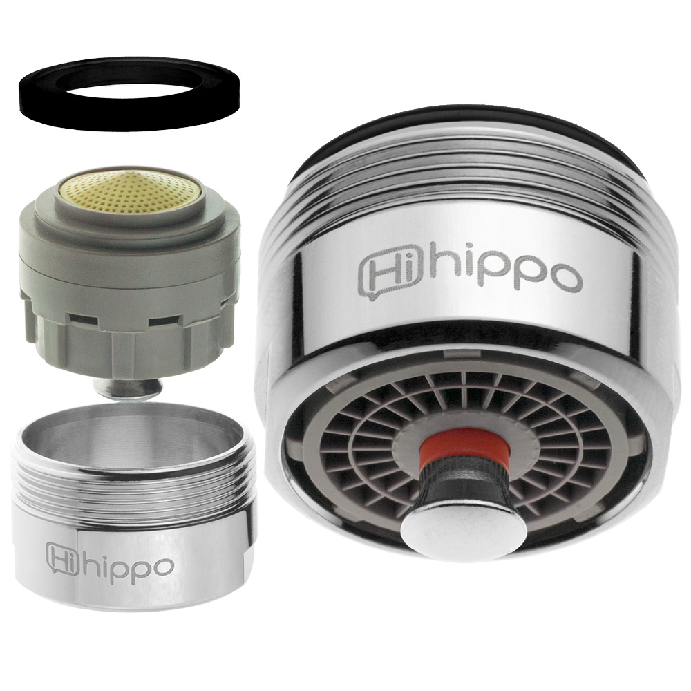Aérateur économique d'eau Hihippo SHP 3.8 - 8.0 l/min start/stop - Filetage M24x1 mâle - plus populaire